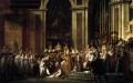 Consecration of the Emperor Napoleon I and Coronation of the Empress Josephin Neoclassicism Jacques Louis David